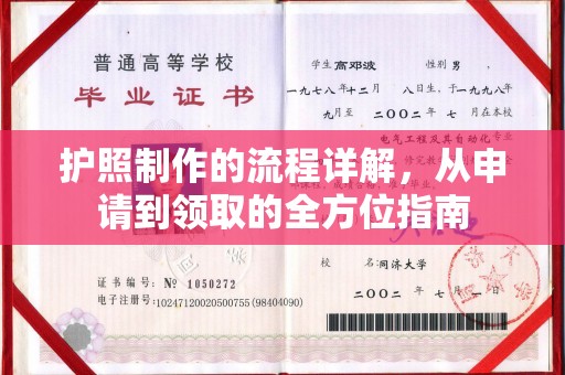 连云港护照制作的流程详解，从申请到领取的全方位指南