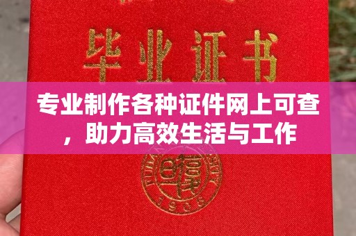 连云港专业制作各种证件网上可查，助力高效生活与工作