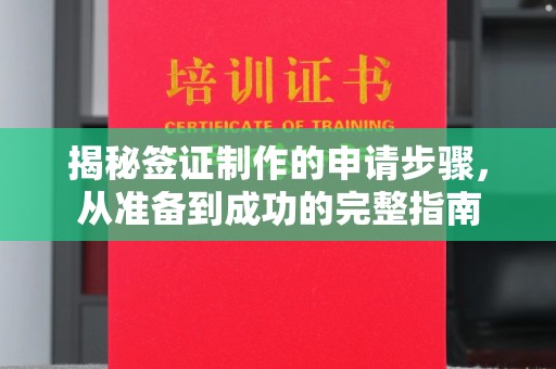 连云港揭秘签证制作的申请步骤，从准备到成功的完整指南
