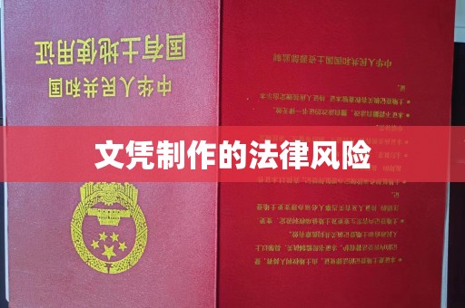 连云港文凭制作的法律风险