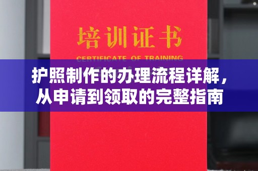 连云港护照制作的办理流程详解，从申请到领取的完整指南