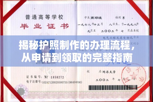 连云港揭秘护照制作的办理流程，从申请到领取的完整指南