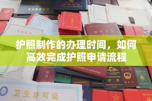 连云港护照制作的办理时间，如何高效完成护照申请流程