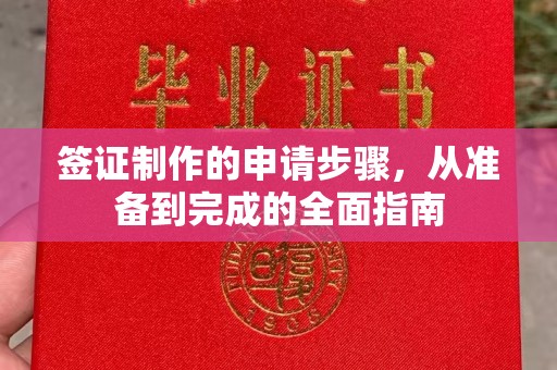 连云港签证制作的申请步骤，从准备到完成的全面指南