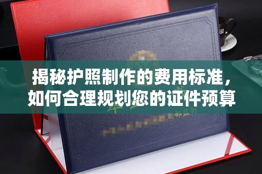 连云港揭秘护照制作的费用标准，如何合理规划您的证件预算？