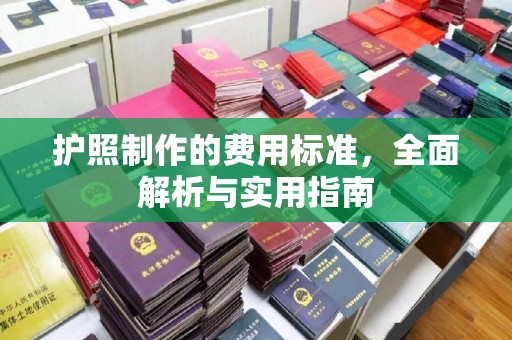 连云港护照制作的费用标准，全面解析与实用指南