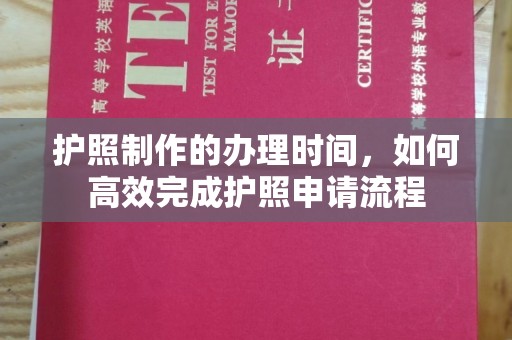 连云港护照制作的办理时间，如何高效完成护照申请流程